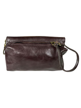 Cartera Margaret Ébano Liso Cuero