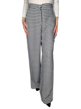 Pantalón Estampado Pata De Gallo
