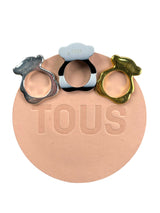 Pack Anillos Grandes Oso Bicolor y Acetato