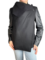 Chaqueta Letti Cuero Lana