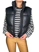 Parca Sin Mangas Ecocuero