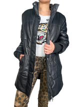 Chaqueta Cuero Acolchada