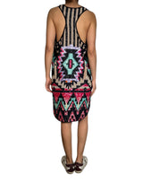 Vestido Ikat Ruffles