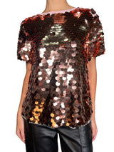 Polera Lentejuelas Rosa Gold