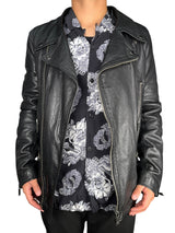 Chaqueta Cuero Capucha Desmontable