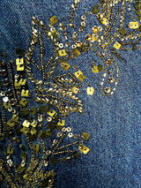 Jeans Oxford Bordado