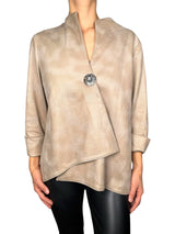 Chaqueta Efecto Craquelado