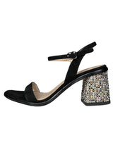 Sandalia Taco Brillo