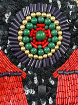 Cartera Aplicaciones Lentejuelas y Mostacillas