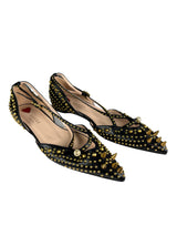 Flats Unia Tachas Cuero