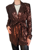 Blazer Lentejuelas Bronce