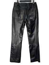 Pantalón Recto Cuero