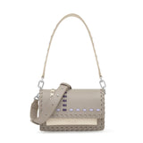 Bandolera pequeña beige Audree Pasadas