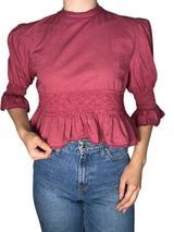 Blusa Volta Burgundy