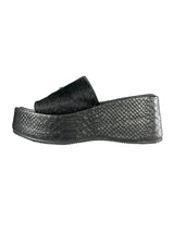 Sandalias Piel Negra
