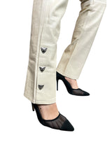 Pantalón Cuero Aplicaciones