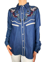 Blusa Bordada Mostacillas
