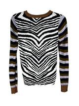 Sweater Cebra Doble Textura