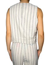 Gilet Lino Rayas