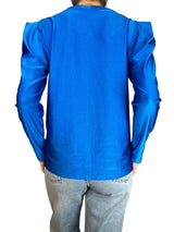 Polera Azul Metallic