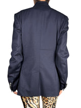 Blazer Lana Azul Marino