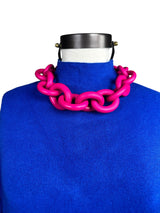 Collar Eslabón Magenta