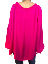 Blusa Seda Fucsia