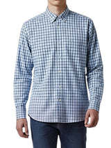 Camisa Slim Flex Cuadros Hombre