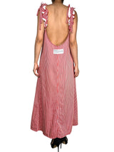 Vestido Lineas Rojas