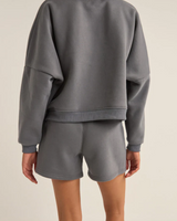 Shorts Logo Fleece Charcoal