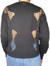 Sweater Encaje Negro