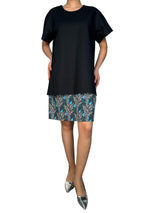 Vestido Borde Estampado