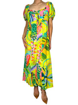 Vestido Lino Farm Rio X Anthropologie