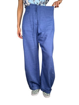 Pantalón Azul Lino
