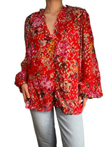Blusa Fia Floral Seda
