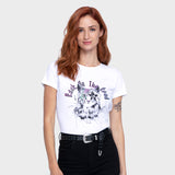 Polera Red City White