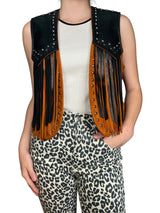 Gilet Cuero Flecos