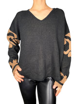Chaleco Negro Estampado
