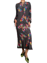 Vestido Hungal Butterfly Stripes