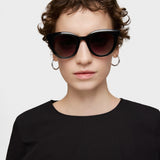 Gafas de sol negras TOUS Round Logo