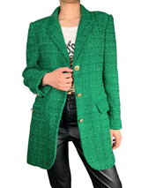 Blazer Tweed Verde