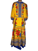 Vestido Floral Yard Lino