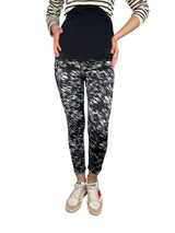 Leggings Blanco y Negro Maternal