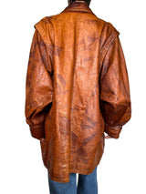 Chaqueta Cuero Oversize Vintage