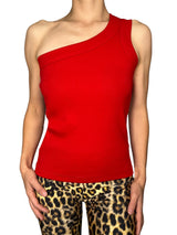 Polera Rib Asimétrica