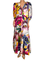 Vestido Lino Multicolor