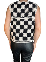 Sweater Crochet Combinado