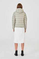 Parka Matcha Con Capucha Mujer - Sin Batería