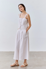 Pantalón Ancho Liviano Algodón Labrado