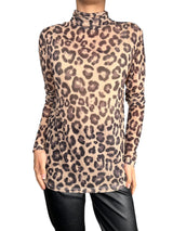 Polera Traslúcida Animal Print